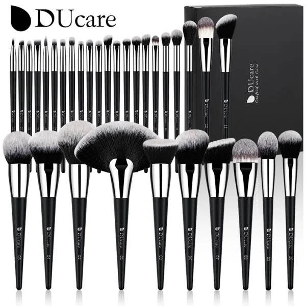 Professional Makeup Brush Set 10-32Pc Synthetic Hair Brushes