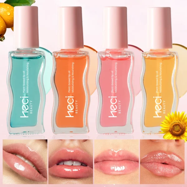 Fruity, 4 Pc. Long Lasting Hydrating, Moisturizing Lip Gloss